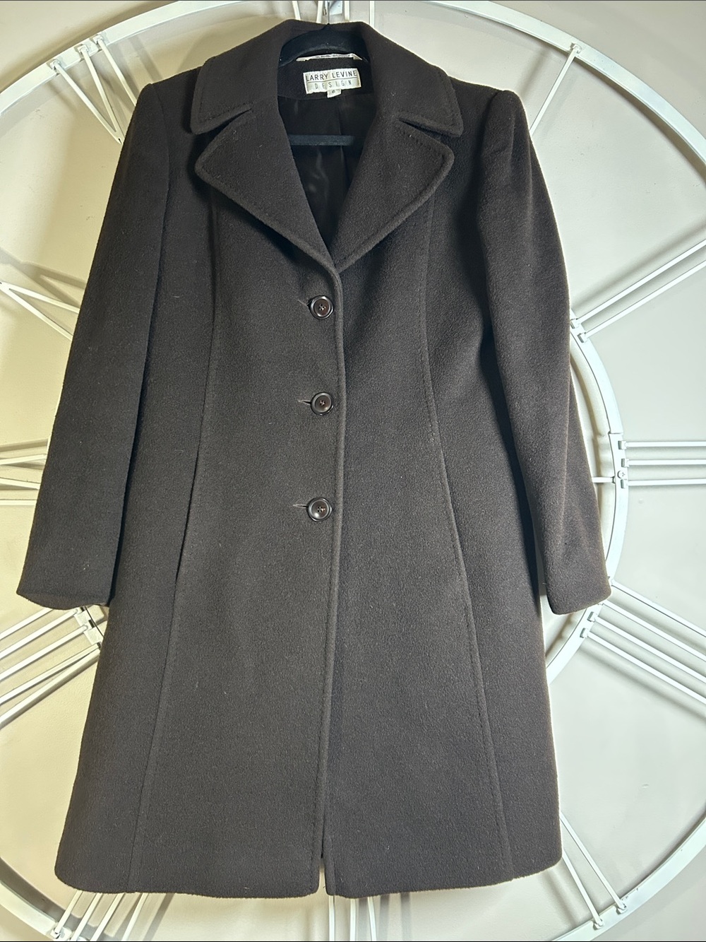Vintage Larry Levine 100% Pure Camel Hair Long Coat